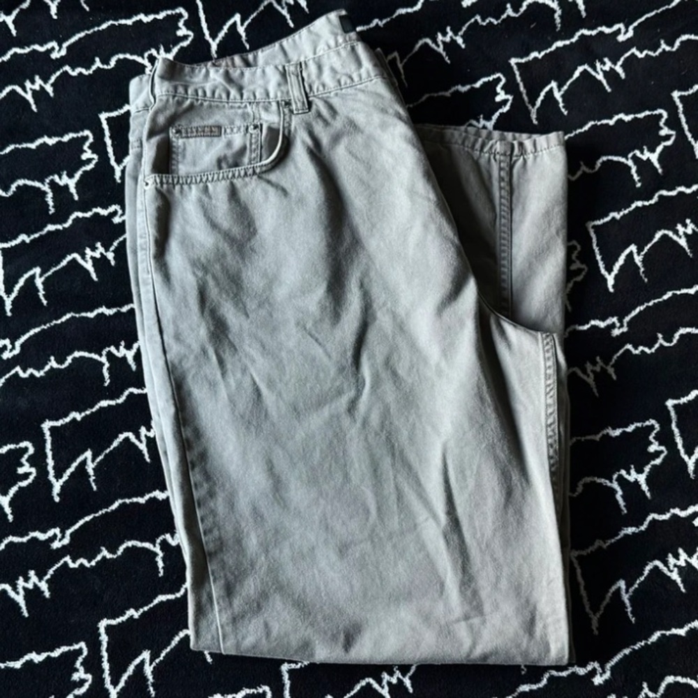 Men's Gray Casual Pants - Classic Straight Fit